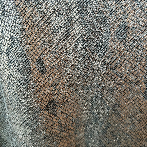 Calvin Klein Silver Metallic Snake Dress 14 NWT - Picture 2 of 7